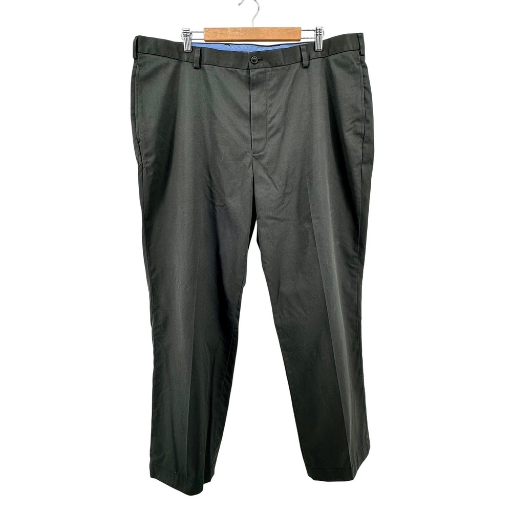 Brooks Brothers Clark Advantage Chino‎ Pants Mens 42x30 Black Cotton Lightweight